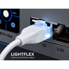 Lanview LightFlex CAT6 U/UTP 0.5M,